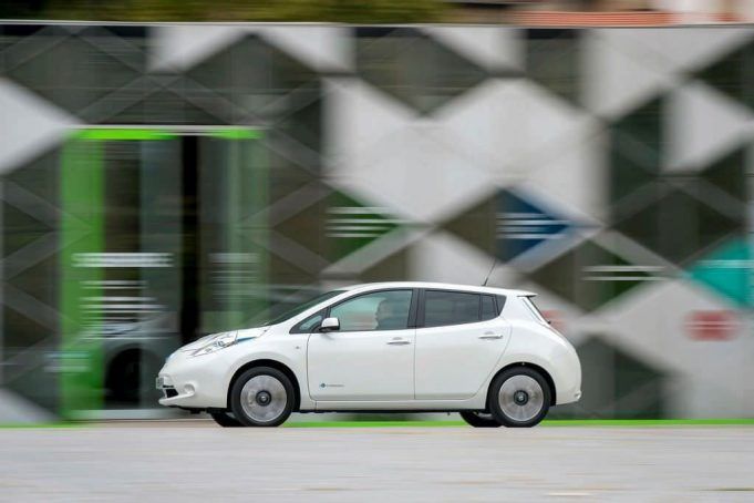Nissan Leaf en marcha