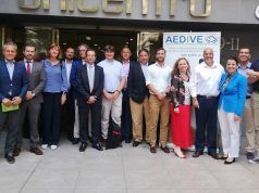 Isabel Reija, nueva presidenta de la renovada Junta Directiva de Aedive La junta directiva de Aedive encabezada por Isabel Reija