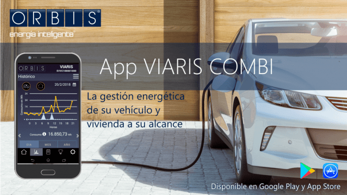 App de Orbis para la gestión de Viaris Combi y recarga de vehículo eléctrico