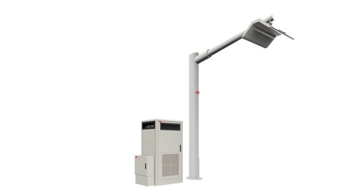 ABB amplía la cartera de soluciones de carga e-Bus con un pantógrafo automatizado ABB amplía la cartera de soluciones de carga e-Bus con un pantógrafo automatizado