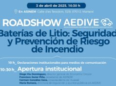 La seguridad de las baterías de litio, en el centro de una jornada organizada por Asinem y Aedive