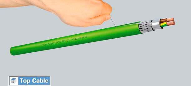 El apantallamiento de los cables es especialmente relevante