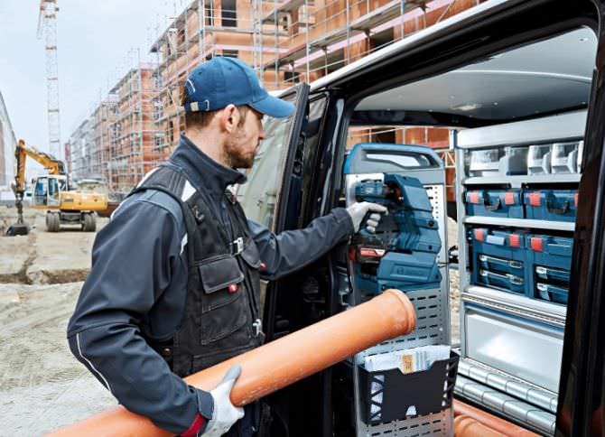 Bosch ofrece la opción de un cargador móvil para herramientas