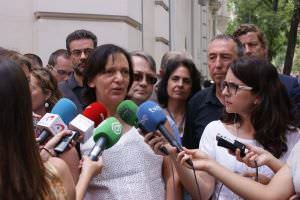 Carolina Bescansa intervino en representación de Podemos