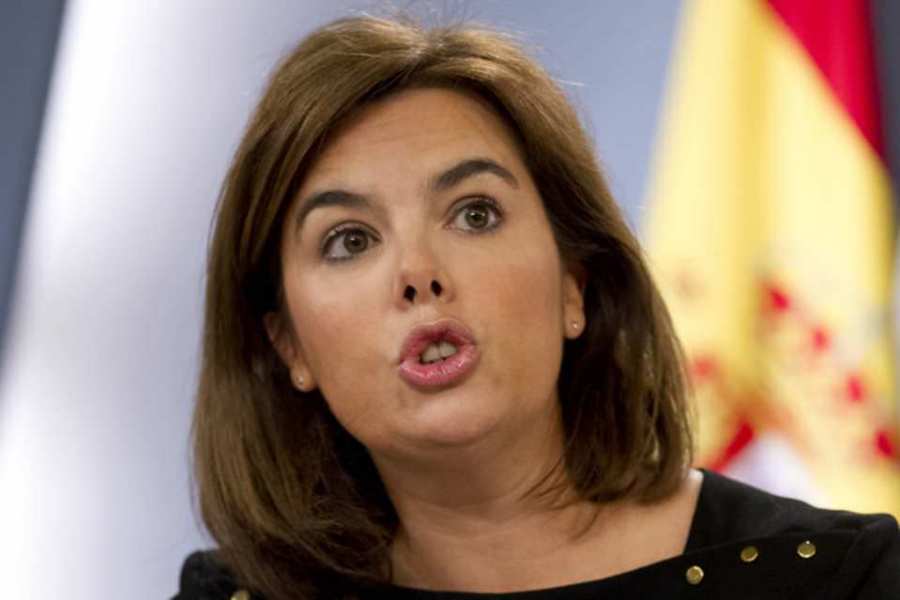 Soraya Sáenz de Santamaría, vicepresidenta del Gobierno