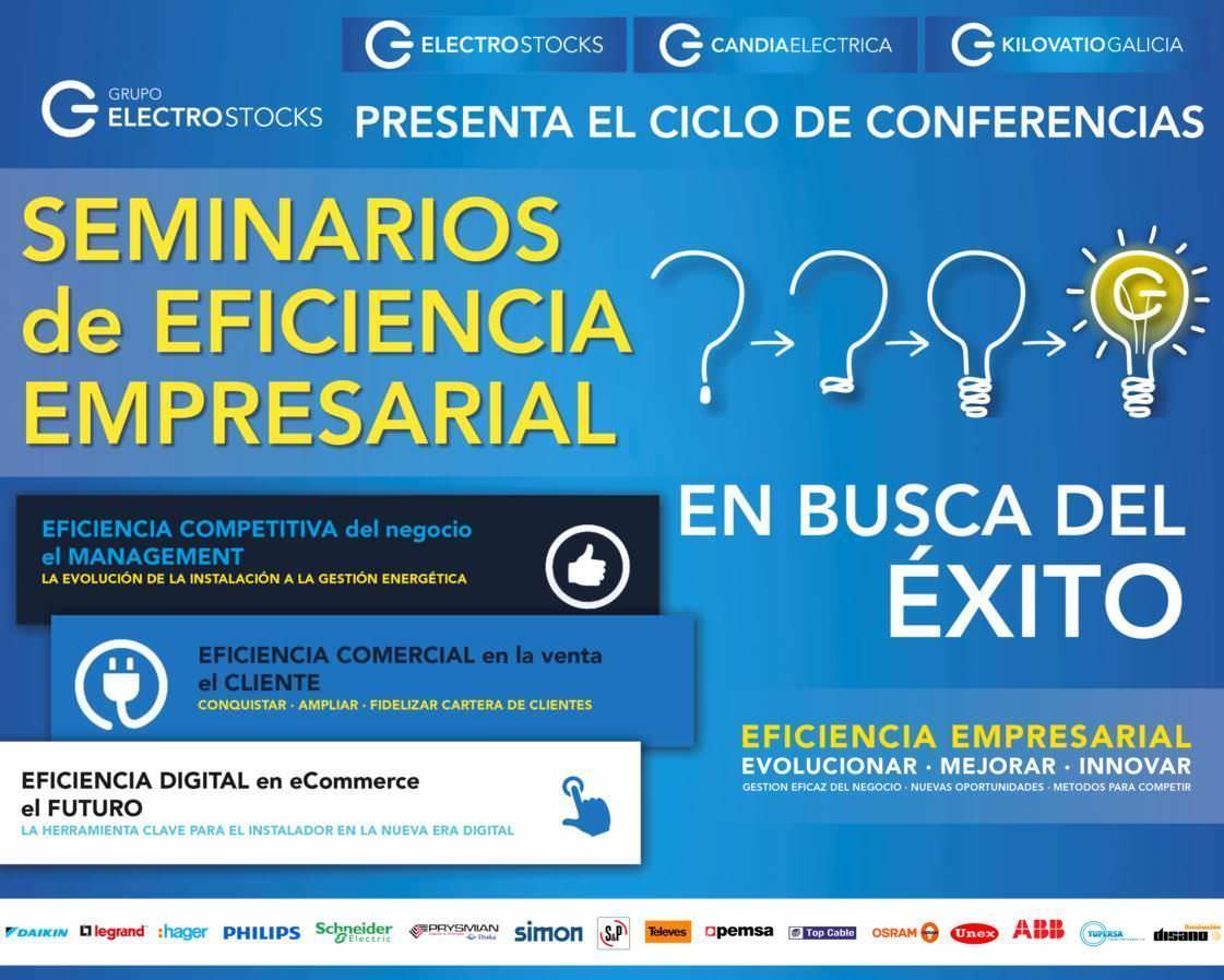 Electro Stocks orienta hacia el éxito a los instaladores con un Ciclo de Seminarios