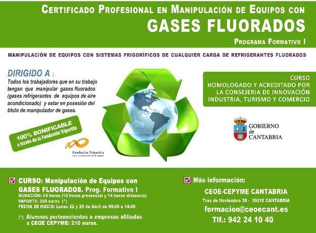 Nueva normativa europea relativa a los gases fluorados