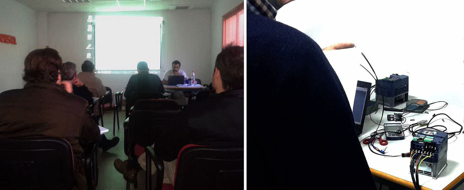 Peisa organiza en Alzira un curso de Variadores con Grudilec Formación