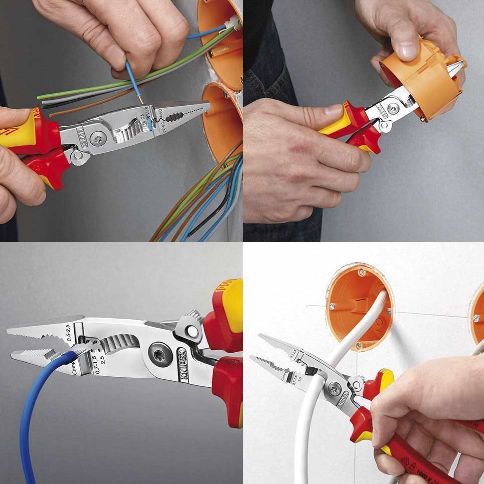 Alicates para instaladores de Knipex: multifunción para profesionales