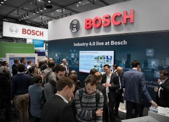 La Industria 4.0 en vivo en Bosch se muestra en Hannover
