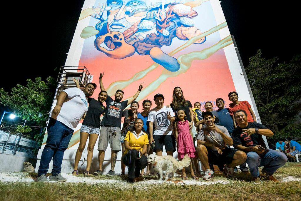 Arte callejero con huella ecológica en Cancún, de la mano de Fermax