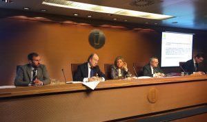 Momento de Alfredo Berges presentando el plan estrategico