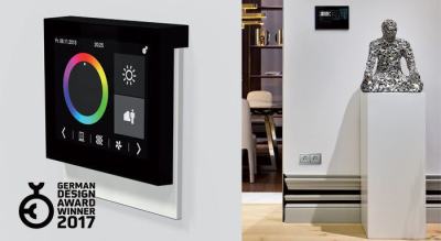 Diseño y funcionalidad se dan la mano en el KNX Touch Control, de Hager