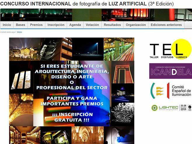 Tercera Edición del Concurso de Fotografía en Luz Artificial de la ETSAB