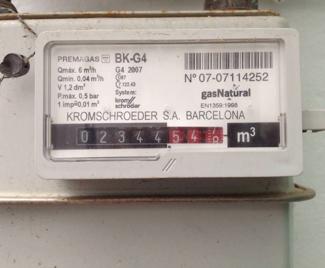 Contador de GasNatural