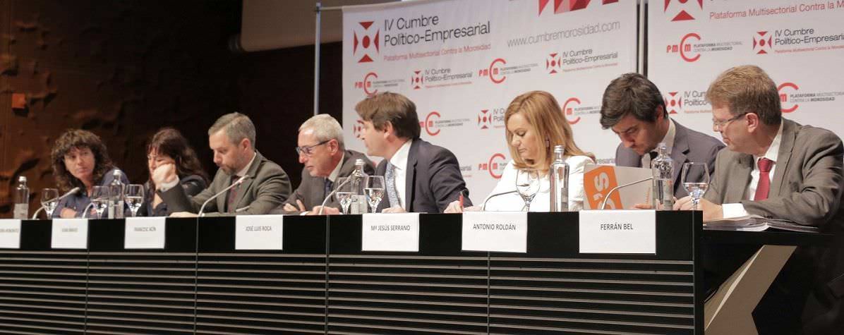 La Cuarta Cumbre contra la Morosidad arranca un compromiso político firme a favor del régimen sancionador