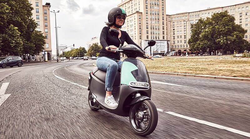 moto de Coup Sharing eScooter Grupo Bosch