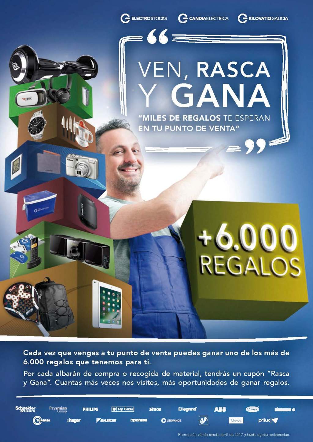 Más de 6.000 regalos en la nueva promoción del Grupo Electro Stocks