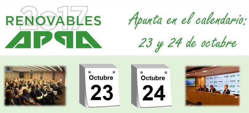APPA organiza el Primer Congreso Nacional de las Energías Renovables