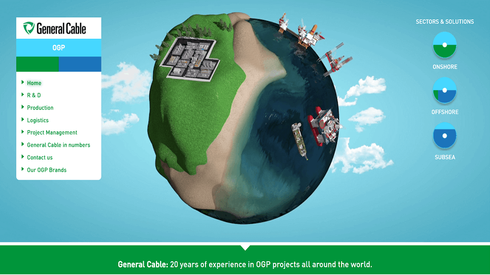 General Cable lanza una microsite para la gama de productos OGP