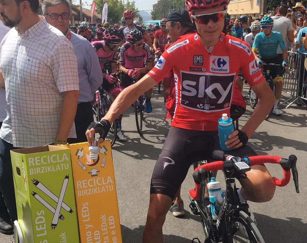 Ambilamp es protagonista en La Vuelta Ciclista a España ya desde hace varios años