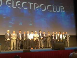 Gala Premios Electroclub 2017 Foto de grupo de todos los premiados