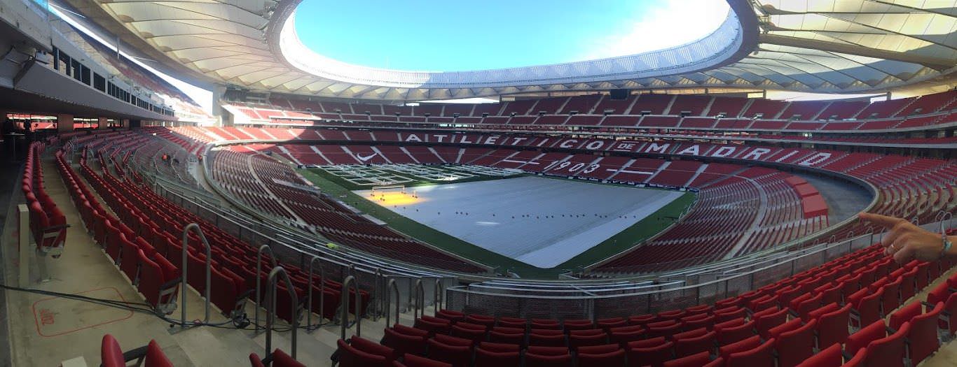 Imagen general del Wanda Metropolitano durante la visita de ABB Experience 3 Imagen general del Wanda Metropolitano durante la visita de ABB Experience 3