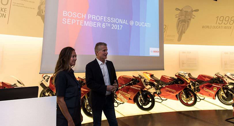 Bosch presenta en Bolonia su exclusiva alianza con Ducati