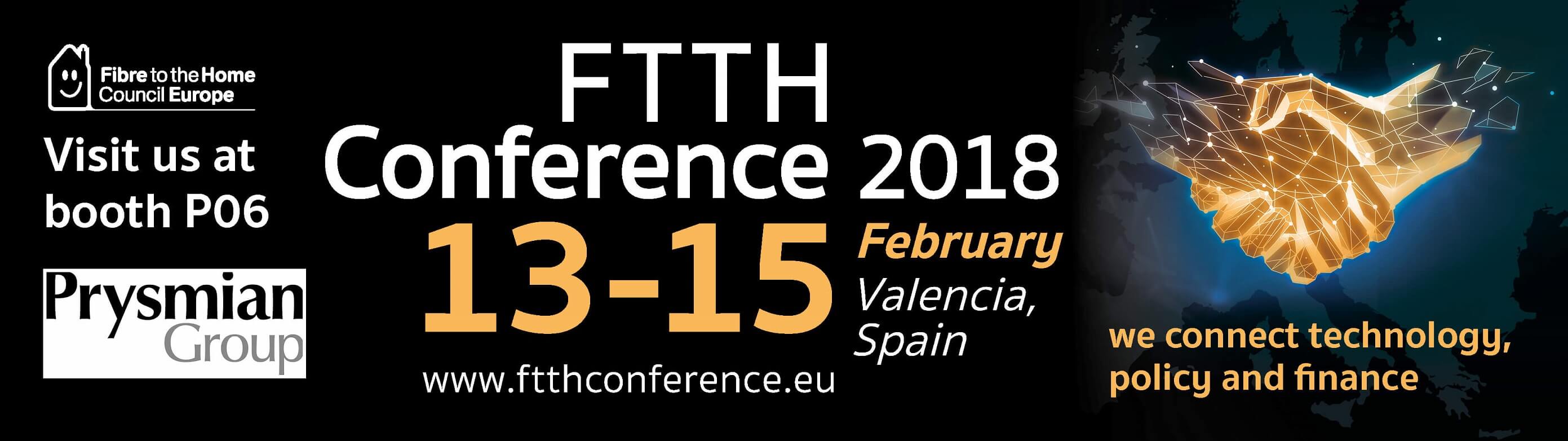 Prysmian participa en la FTTH Conference 2018, en Valencia