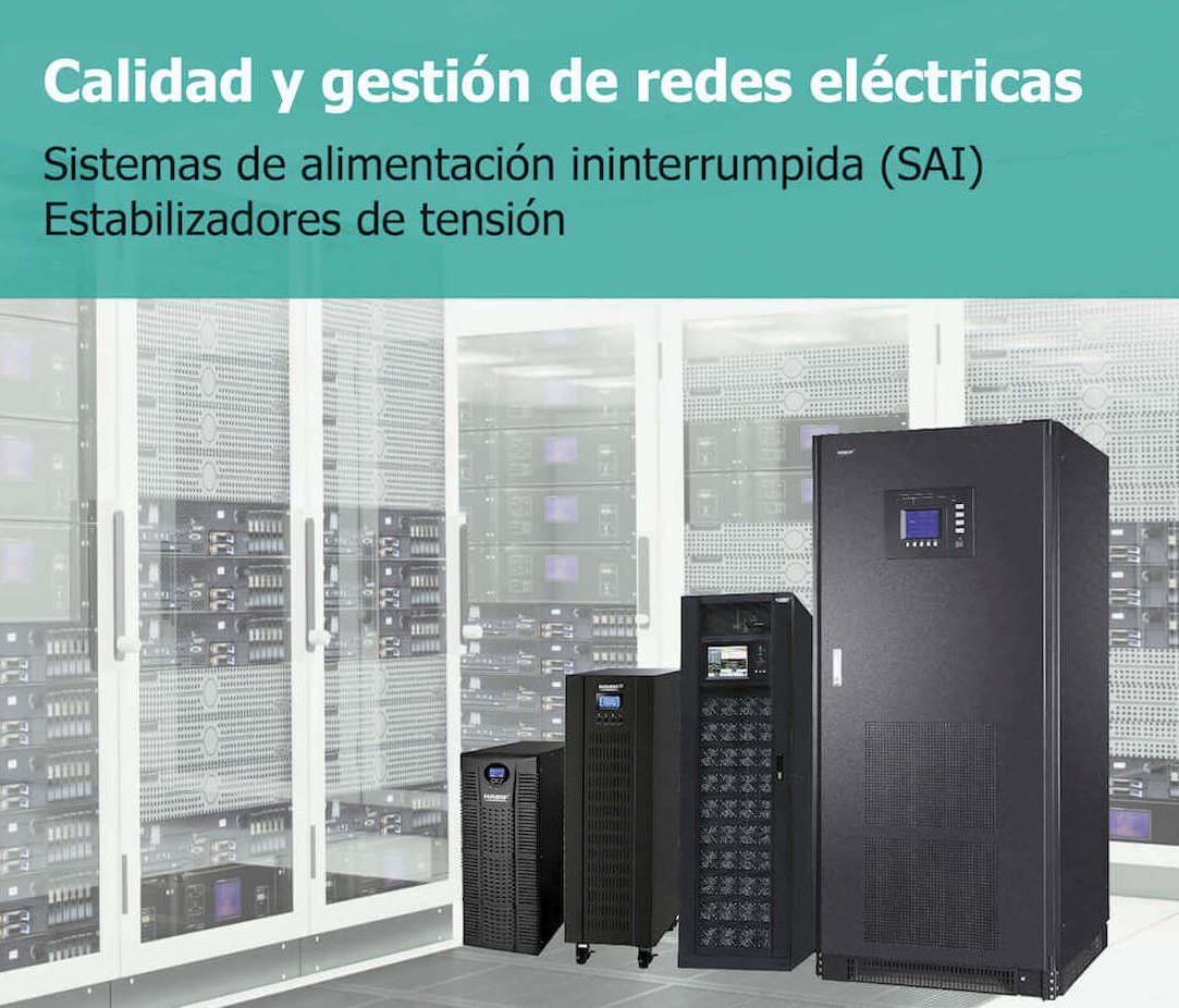 Gestión de redes eléctricas SAI y filtros Retelec