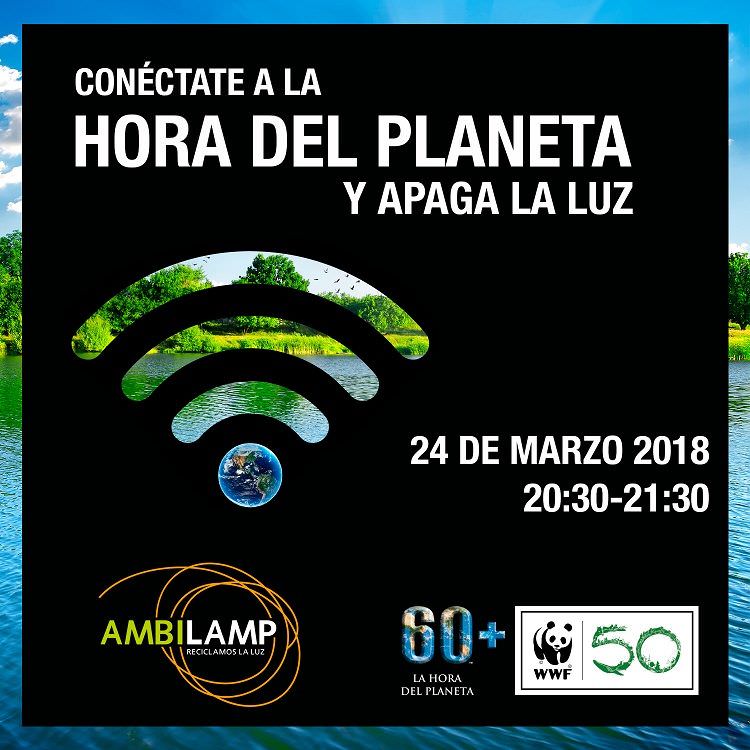 Ambilamp se conecta a la hora del planeta y apaga la luz