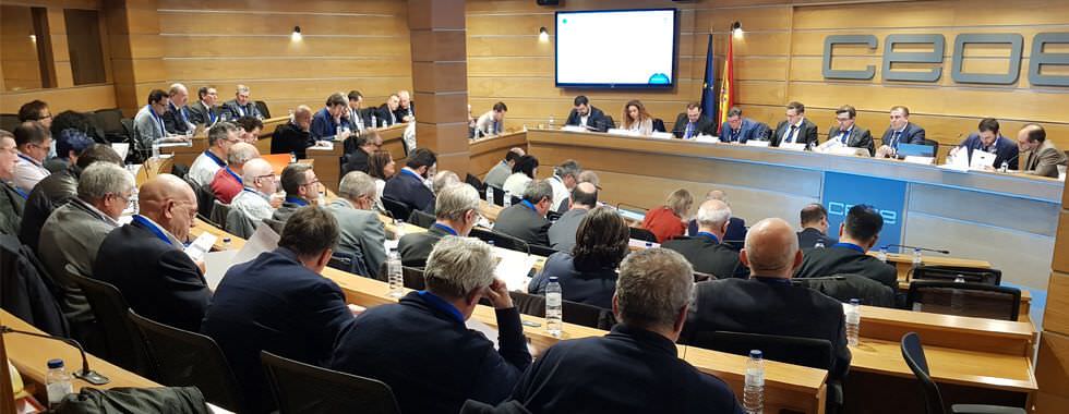 Vista general de la Junta Directiva de FENIE donde se ha aprobado el cambio de estatutos