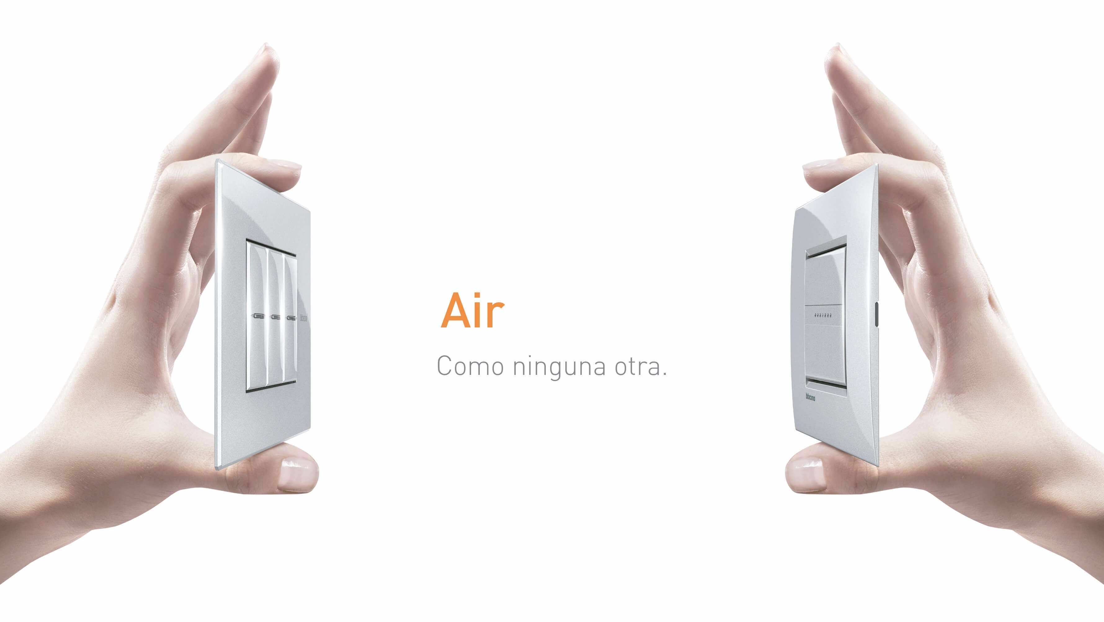 BTicino presenta sus nuevas placas y acabado en formato Air para Livinglitht y Axolute