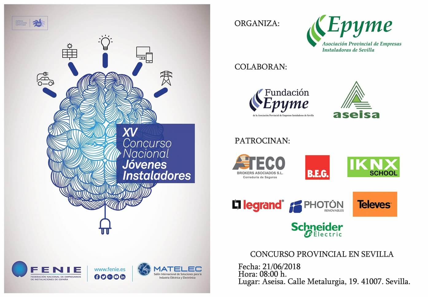 El autoconsumo será el protagonista del concurso de jóvenes instaladores de Sevilla