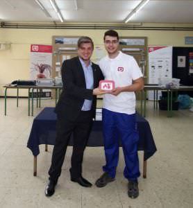 Jesús López Ramos, triunfador del Concurso de Jóvenes Instaladores de Asinec, A Coruña