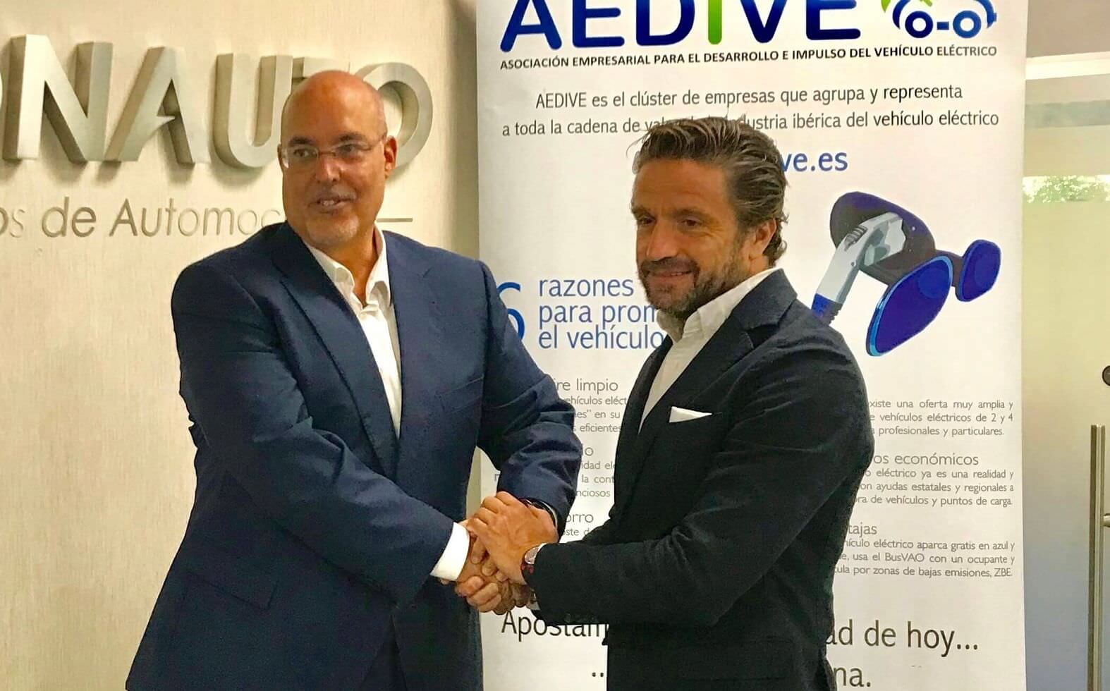 Faconauto y Aedive se alían para el impulso de la movilidad eléctrica en los concesionarios oficiales