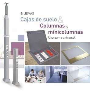 Nueva gama de cajas de suelo, columnas y minicolumnas, de Legrand