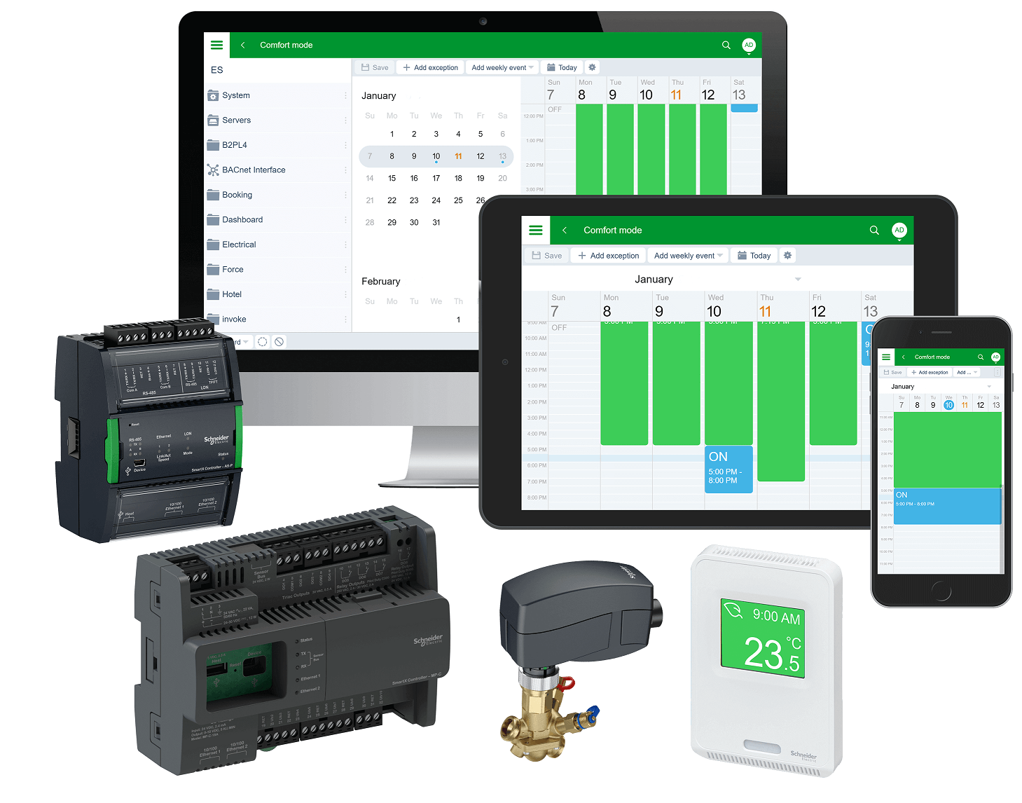 La solución EcoStruxure Building, incluida en la Plataforma de Materiales Green Building Council