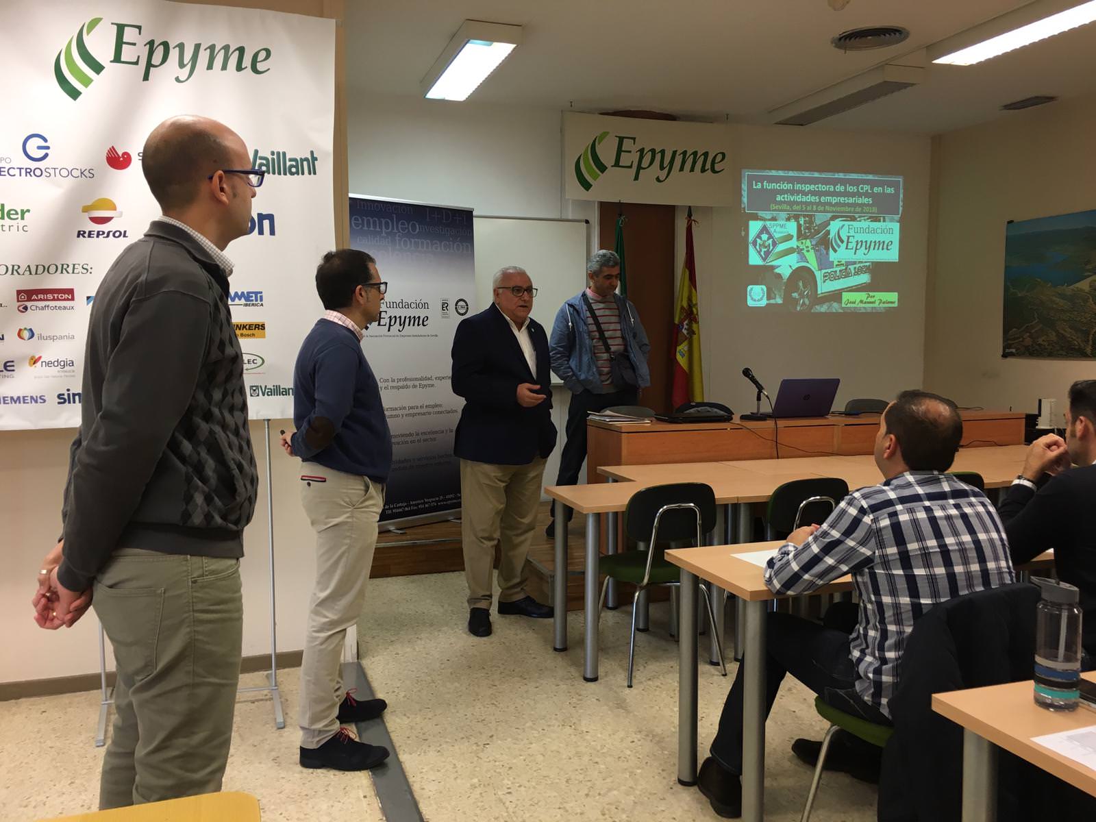 Epyme y la Policía colaboran para velar por la seguridad de las instalaciones y obras