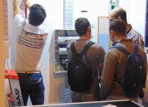 Detalle del concurso de Jovenes Instaladores Matelec 2018