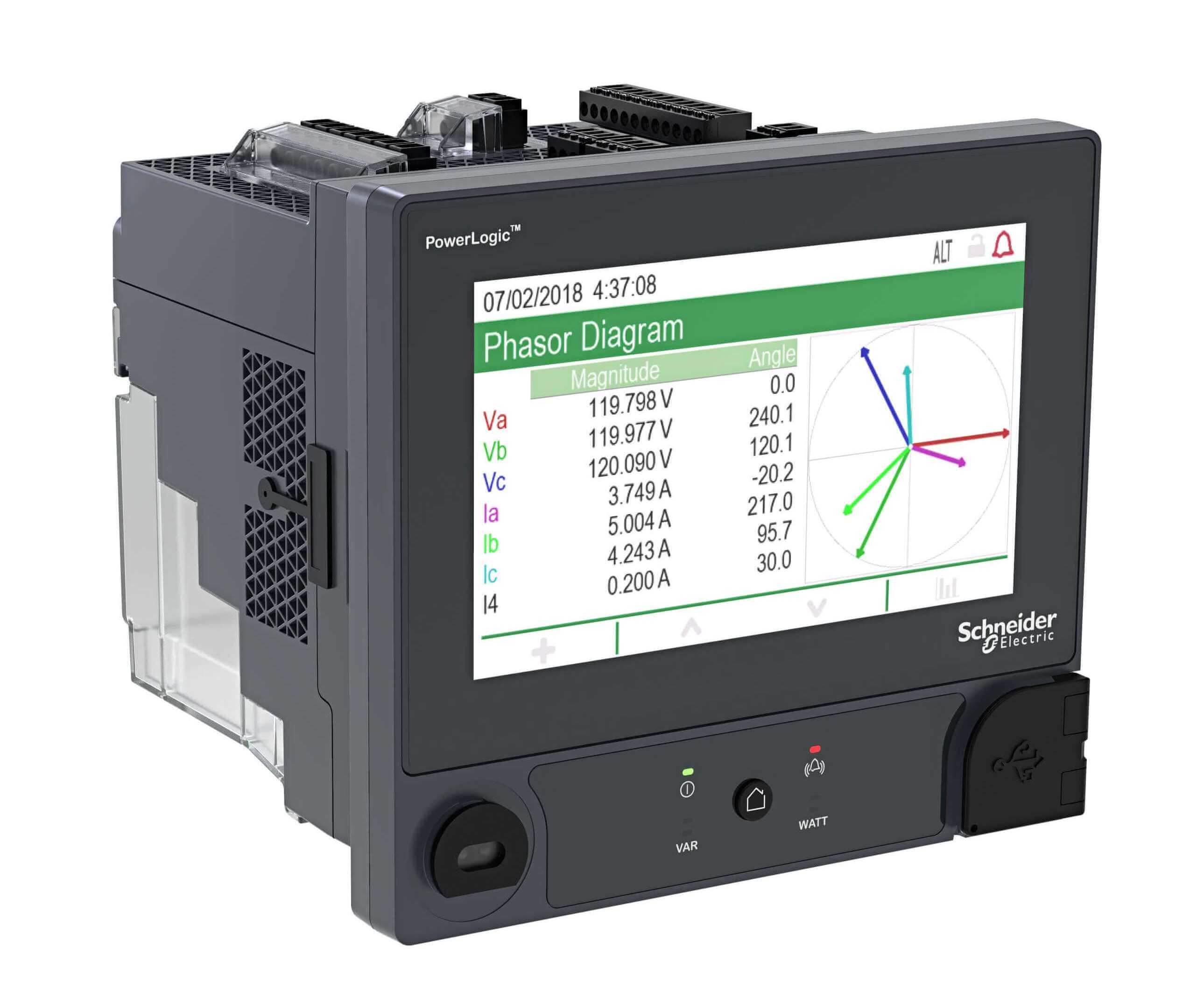 Schneider presenta el medidor de calidad de la energía, PowerLogic ION9000