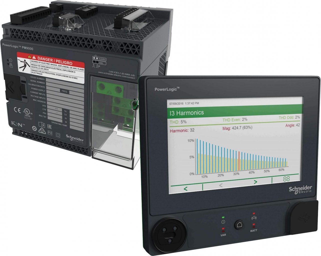 Schneider presenta el medidor de calidad de la energía, PowerLogic ION9000