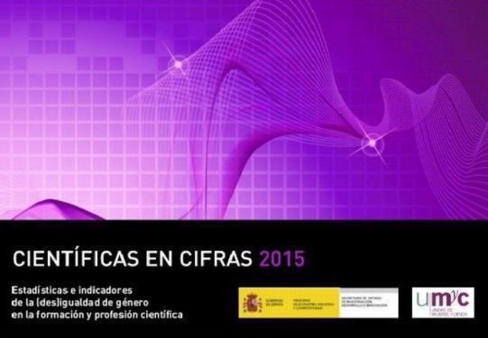 Portada del libro Científicas en Cifras 2015