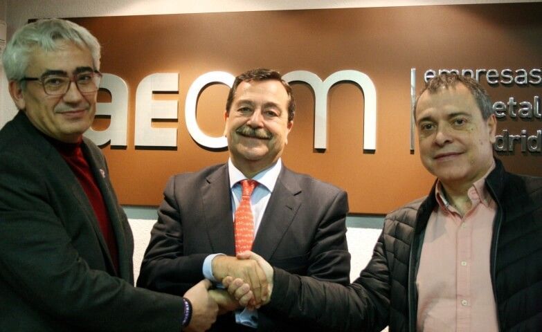 AECIM, CCOO y UGT firman el nuevo Convenio Colectivo de Comercio del Metal de Madrid