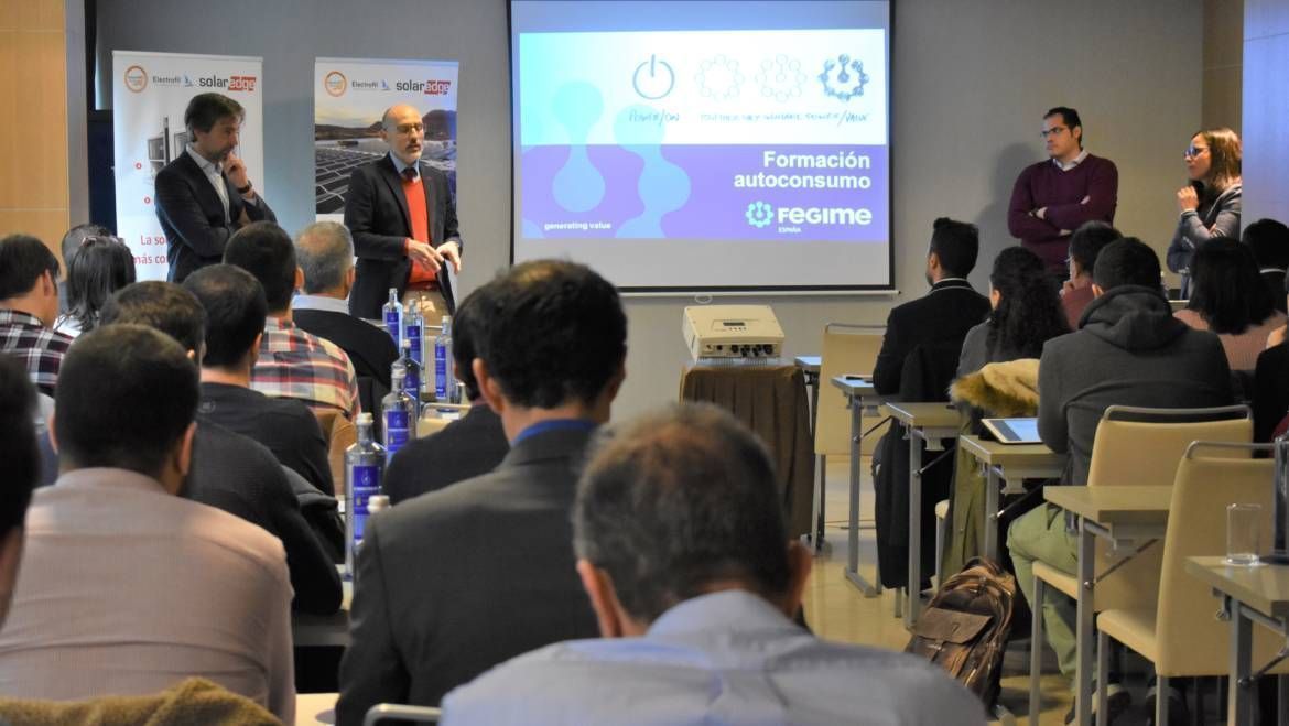 Fegime y Electrofil apuestan por la formación en autoconsumo