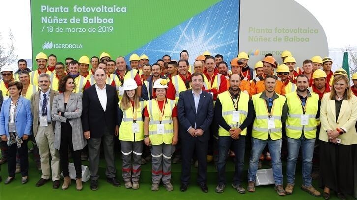 Iberdrola construye en Extremadura el mayor proyecto fotovoltaico de Europa