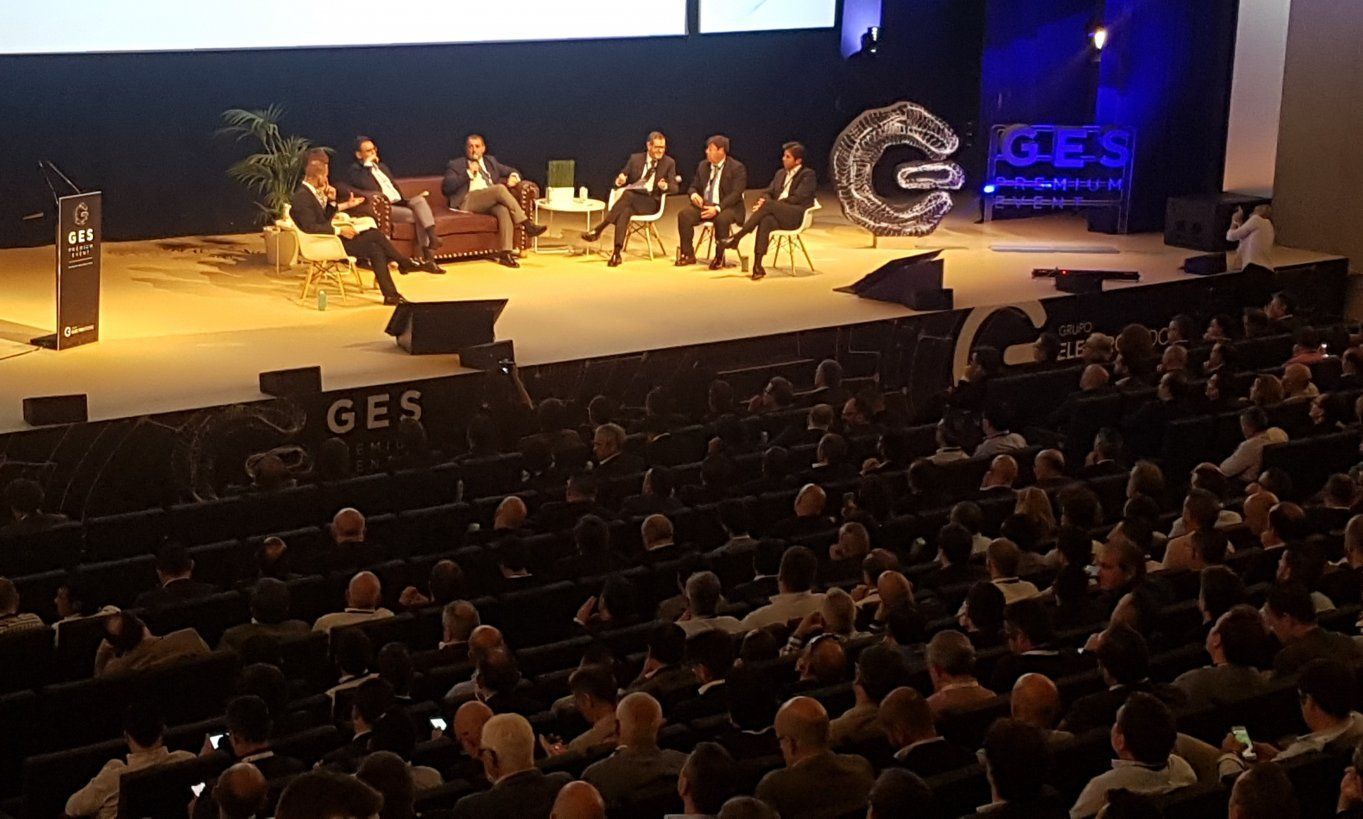 Jaume Fornés durante su intervención en el GES Premiun Event en Palma de Mallorca