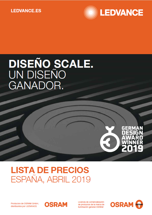 Nueva Lista de Precios de Soluciones LED Ledvance para el canal profesional