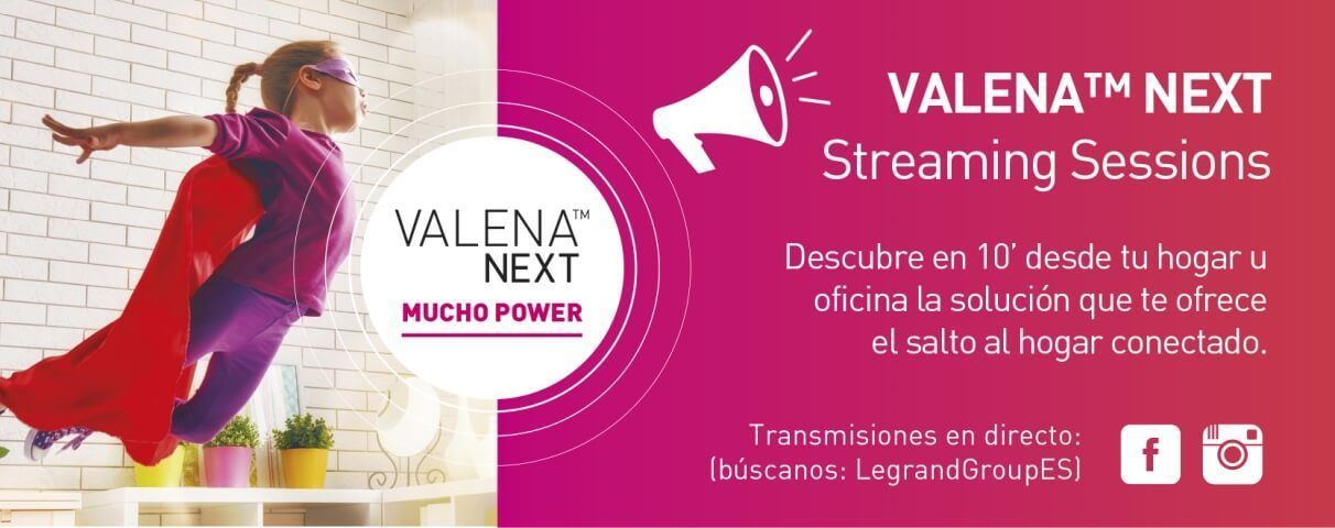 Legrand organiza una sesión de streaming de Valena™ Next On Tour