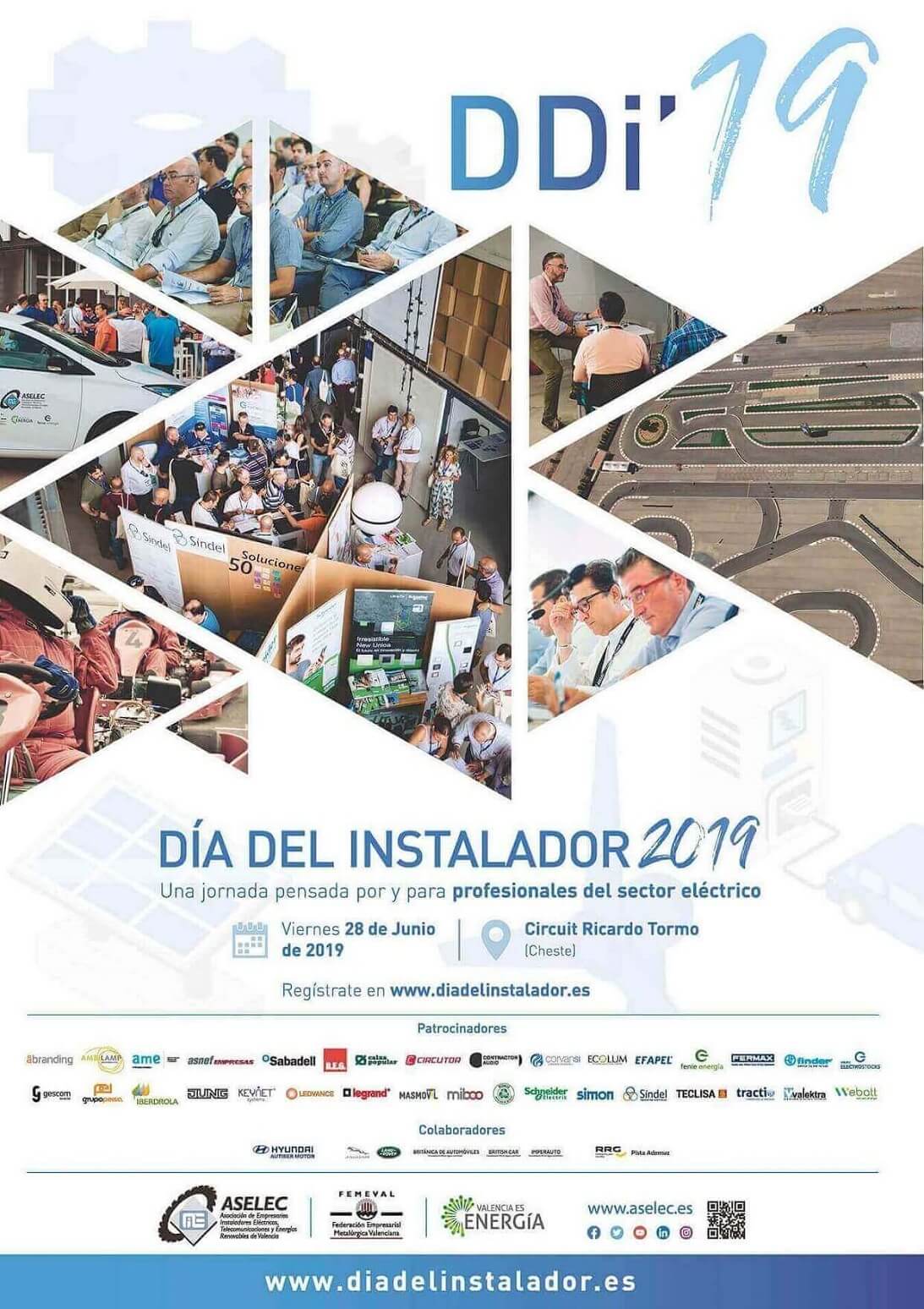 Cartel promocional del Segundo Día del Instalador de Aselec en Cheste